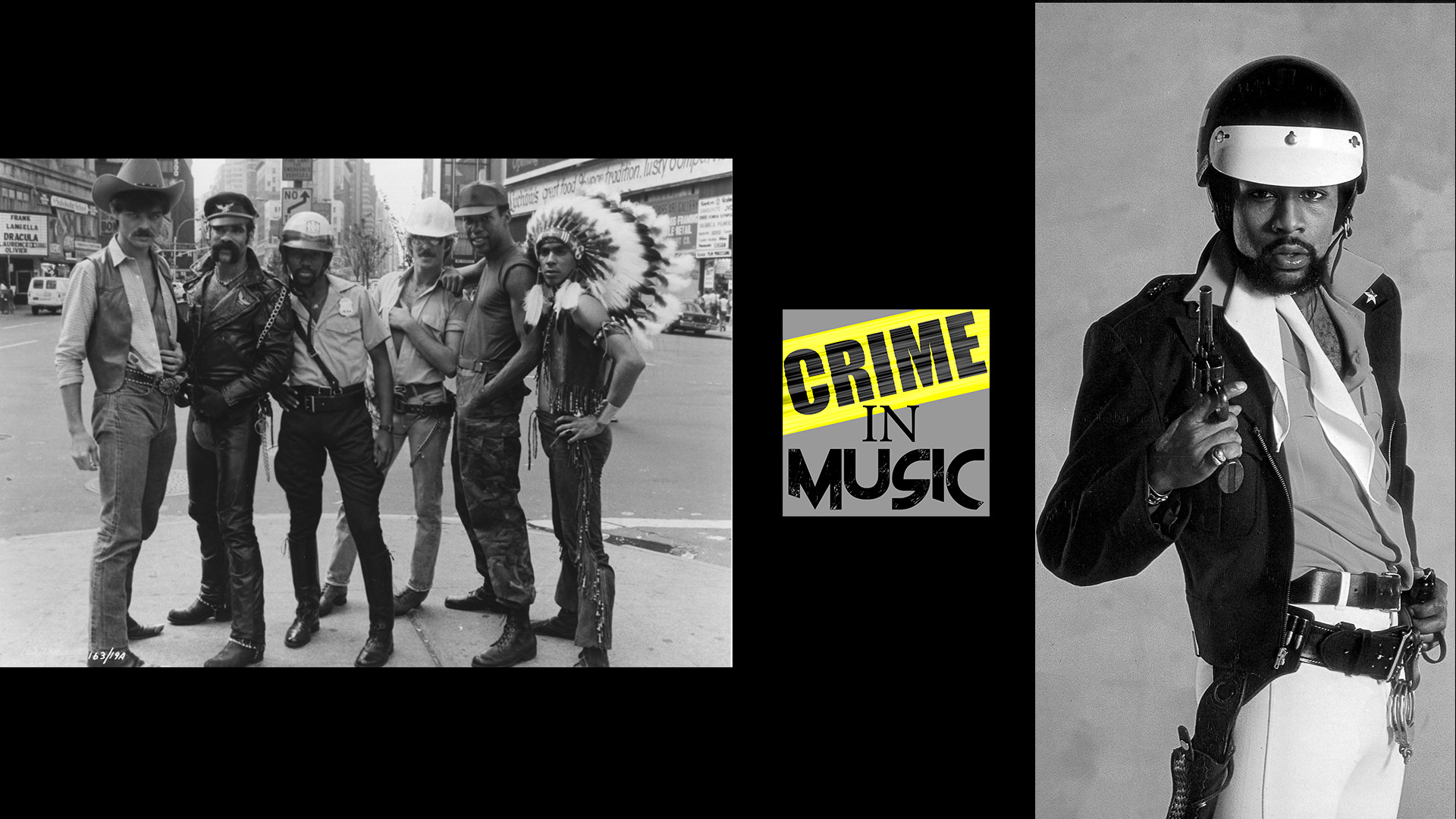 photo collage of the Village People, Musicians, Disco Group